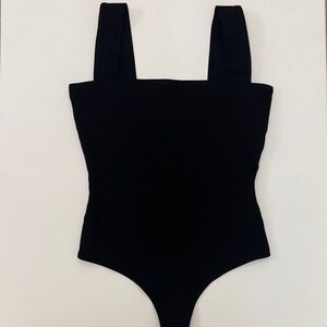 Black Sleeveless Bodysuit